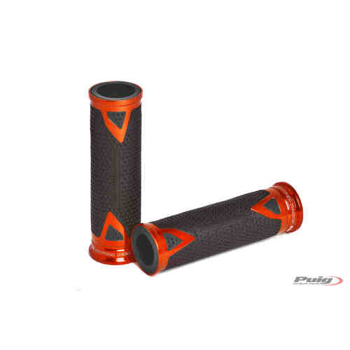 Puig GRIPS BY PAIR PUIG HI-TECH RADICAL ALU C/ORANGE