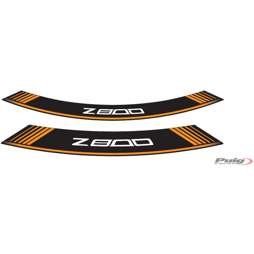 Puig KIT 8 RIM STRIPS Z800 C/ORANGE