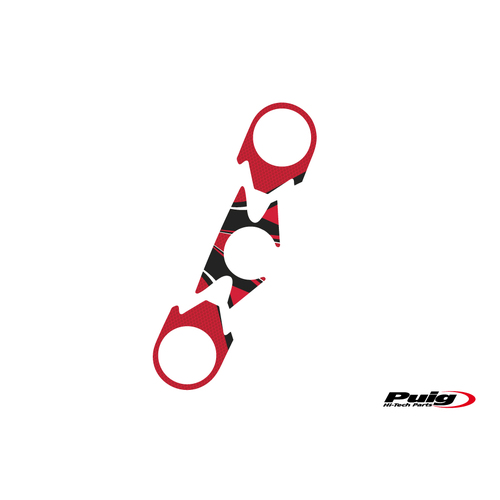 Puig YOKE PROTECTOR KAWASAKI ZX6R 07-08 C/RED