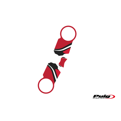 Puig YOKE PROTECTOR HONDA CBR1000RR 04-07 C/RED