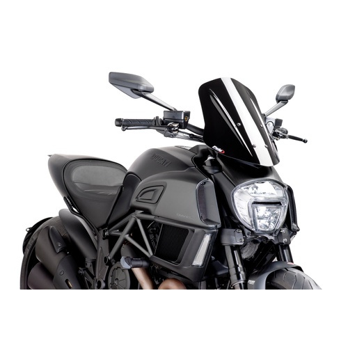 Puig SCREEN NEW GENERATION TOURING DIAVEL 14'-18' C/BLA