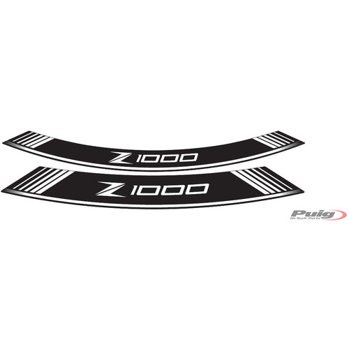 Puig KIT 8 RIM STRIPS Z1000 C/WHITE