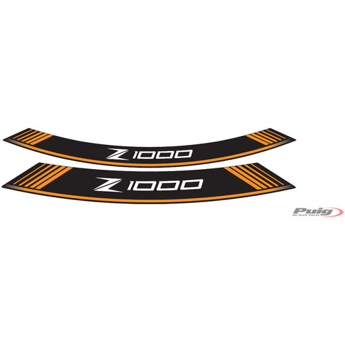 Puig KIT 8 RIM STRIPS Z1000 C/ORANGE