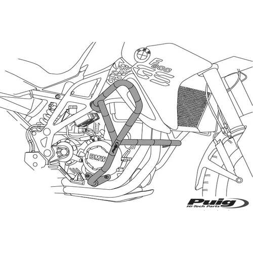 Puig Engine Bars For Kawasaki Versys 650 (2015 - Onwards)