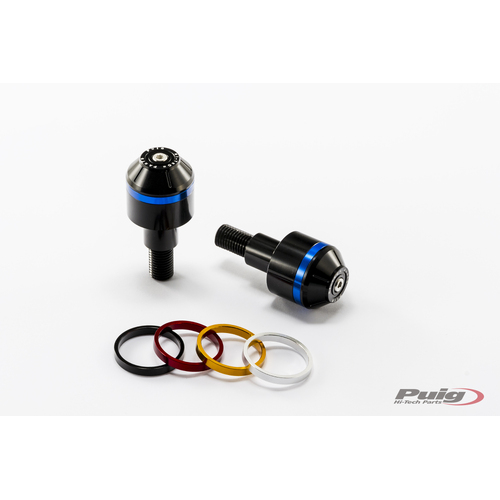 Puig SHORT BAR END W/RINGS BMW C600SPORT/C650GT C/BLACK