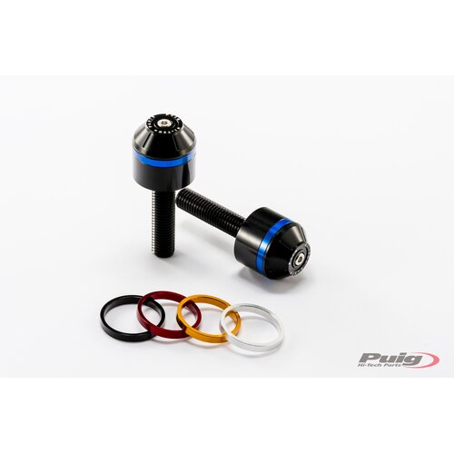 Puig SHORT BAR END W/RINGS BMW R NINE T C/BLACK