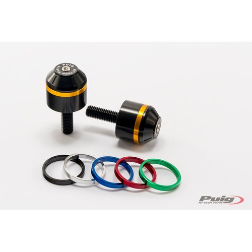 Puig SHORT BAR END W/RINGS BMW R1200R C/BLACK