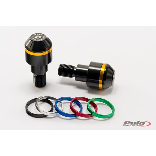 Puig SHORT BAR END W/RINGS YAMAHA MT-09 C/BLACK