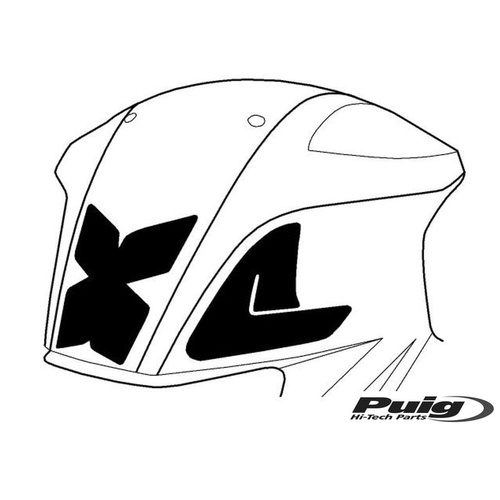 Puig TANK PAD + SIDE PART BMW F800R 09-17'C/CARBON