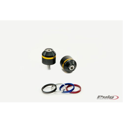 Puig SHORT BAR END W/RINGS BMW G310R 16' C/BLACK