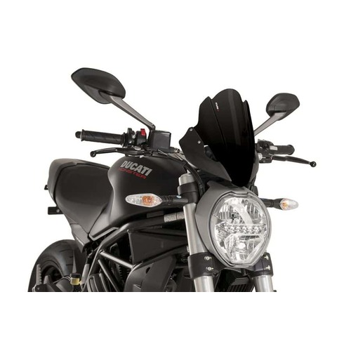 Puig SPORT SCREEN DUCATI MONSTER 1200R 16'-18' C/BLAC