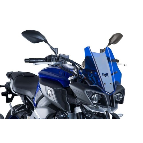 Puig Touring Screen For Yamaha MT-10/SP/FZ-10 (2016 - 2021) - Blue