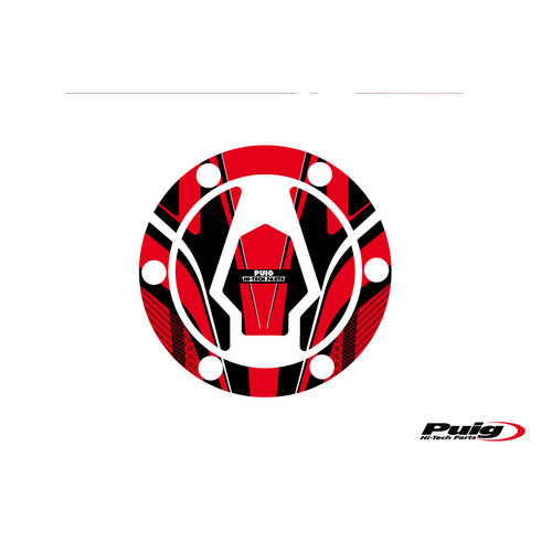 Puig FUEL CAP COVER MOD. RADICAL BMW C/RED