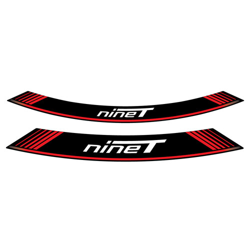 Puig KIT 8 RIM STRIPS R NINE T C/RED