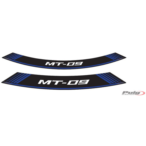 Puig KIT 8 RIM STRIPS MT-09 C/BLUE