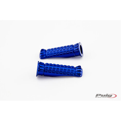 Puig FOOTPEGS R-FIGHTER PILOTO RIG/LEFT C/BLUE