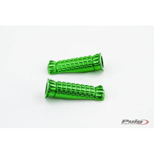 Puig FOOTPEGS R-FIGHTER PILOTO RIG/LEFT C/GREEN