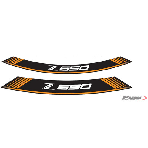 Puig KIT 8 RIM STRIPS Z650 C/ORANGE