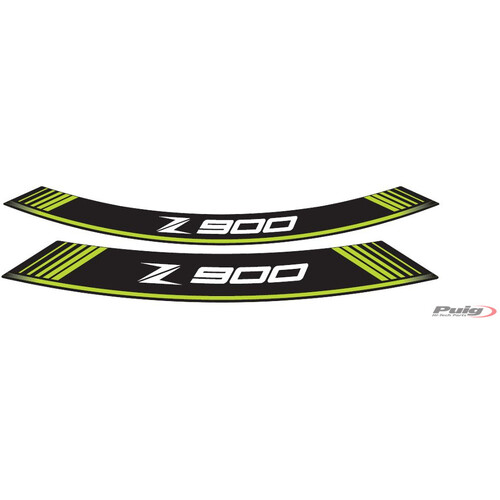 Puig KIT 8 RIM STRIPS Z900 C/GREEN