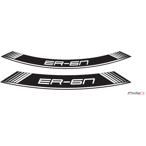 Puig KIT 8 RIM STRIPS ER6 C/WHITE