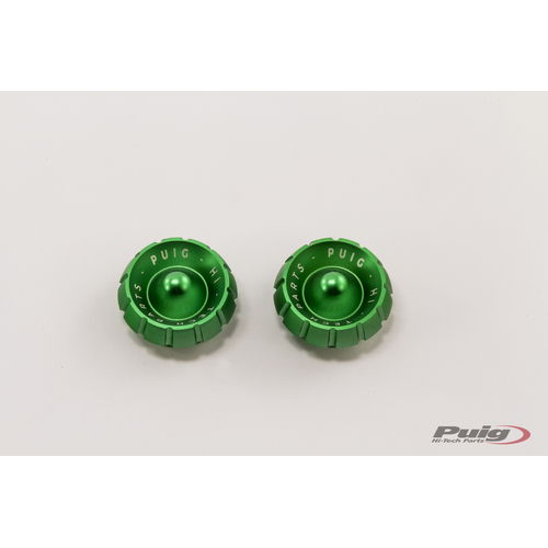 Puig CAP BAR END MOD. THRUSTER UNIVERSAL C/GREEN