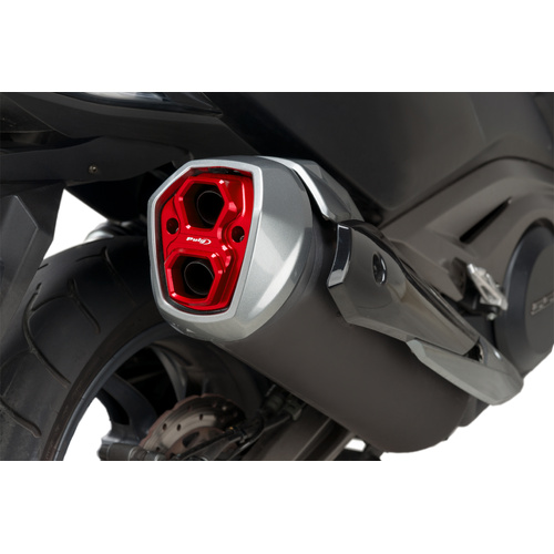 Puig END TUBE FOR EXHAUST ESCAPE KYMCO AK550 17' C/RED