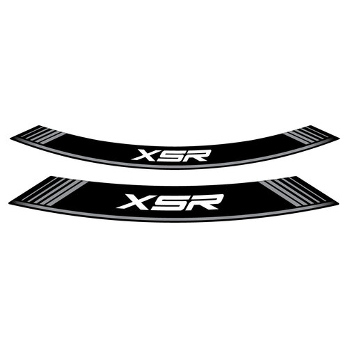 Puig KIT 8 RIM STRIPS XSR C/SILVER