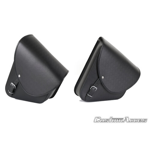 Custom Acces SET OF SADDLEBAGS MODEL BARCELONA W/BLACK