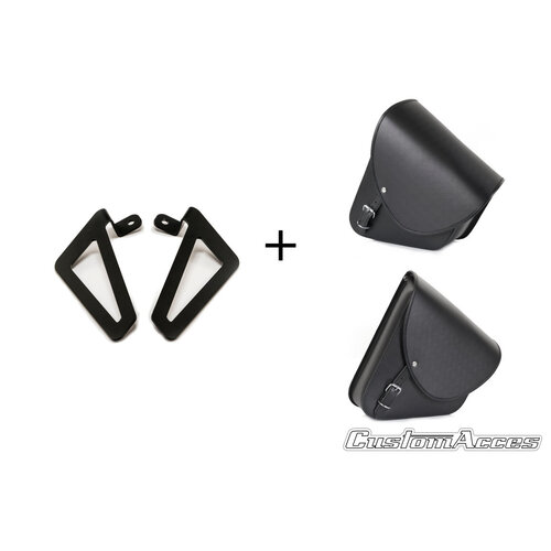 Custom Acces SET OF SADDLEBAGS MODEL BARCELONA + UNIVERSAL HOLD