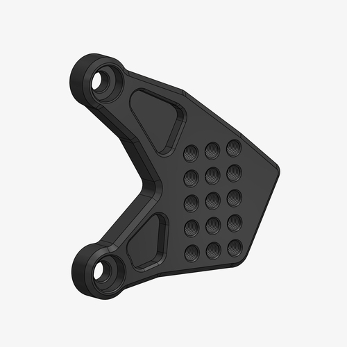 Bonamici Racing Aluminum back plate for K012 - K015 - left side