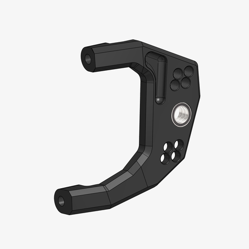 Bonamici Racing Aluminum back plate for DV2 - left side