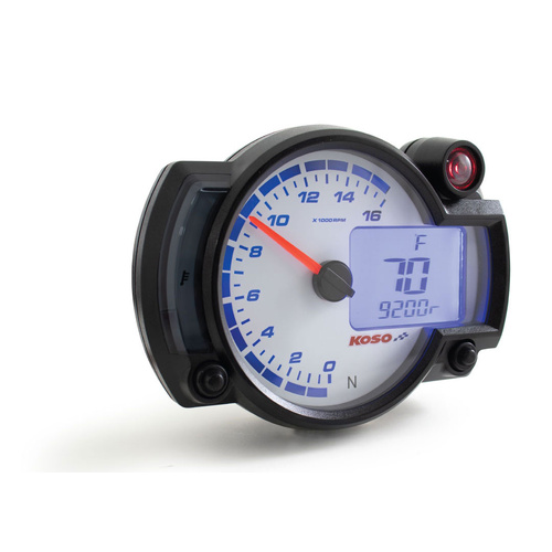 Koso RX-2NR GP STYLE TACHOMETER - 16 000 RPM