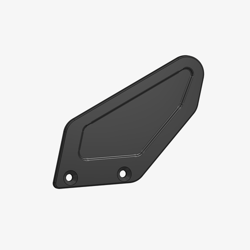 Bonamici Racing Aluminum heel plate for H013 - H014 - S011 - TH06 - TH09 - Y011 - Y013 - left side