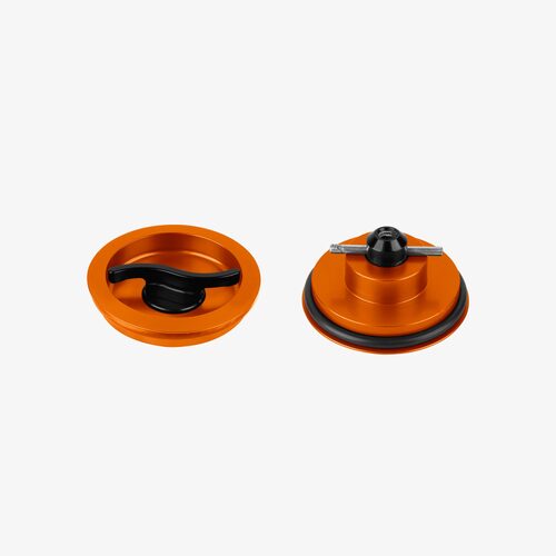 Bonamici Racing Aluminum spare part center cap - ORANGE