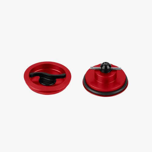 Bonamici Racing Aluminum spare part center cap - RED