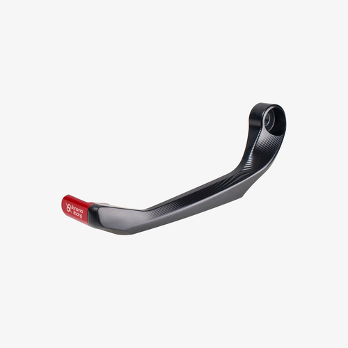 Bonamici Racing Aluminum lever protection LH side - RED (without adaptor)