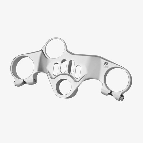 Bonamici Racing Aluminum top triple clamp Aprilia RSV4  - RSV4 Factory  “Street” 09-14 - 19> - SILVER