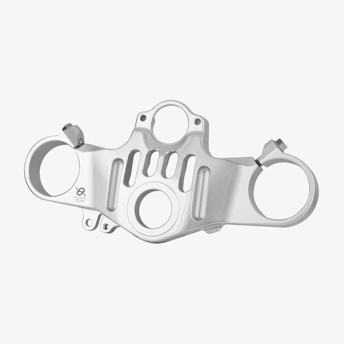 Bonamici Racing Aluminum top triple clamp Honda CBR 1000 RR “Street” 17-19 - SILVER