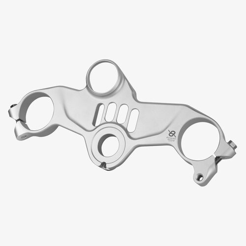 Bonamici Racing Aluminum top triple clamp Kawasaki ZX-10R “Street” 16-20 -SILVER