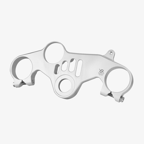 Bonamici Racing Aluminum top triple clamp Yamaha YZF R1/R1M “Street” 15> -SILVER