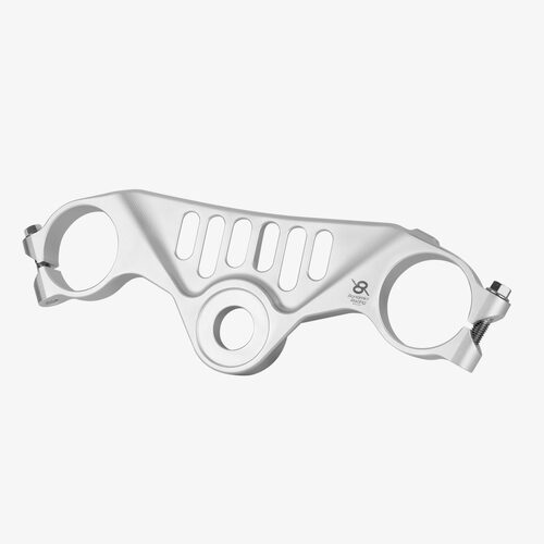 Bonamici Racing Aluminum top triple clamp Yamaha YZF R7 “Race” 21> - SILVER