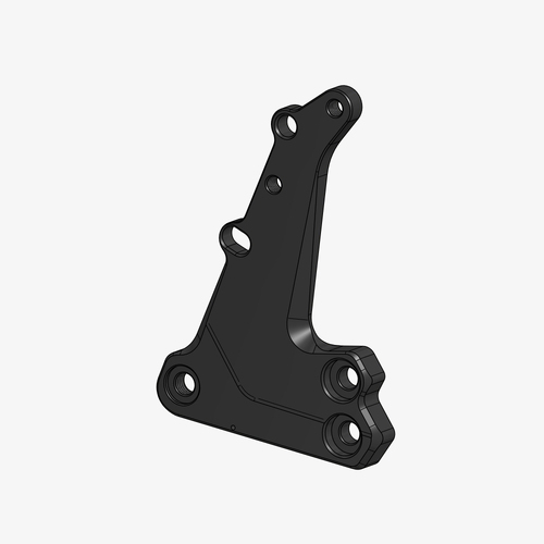 Bonamici Racing Aluminum plate for K019 right side