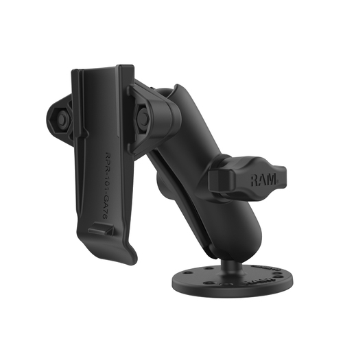 RAM-B-138-GA76U - UNPKD RAM DRILL DOWN MOUNT WITH GARMIN SPINE CLIP HOLDER