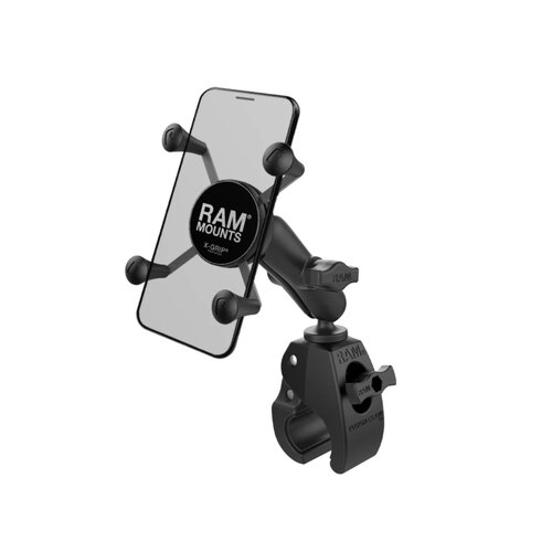 RAM-B-400-HOL-UN7BU - RAM® X-Grip® Phone Mount with RAM® Tough-Claw™ Small Clamp Base - Medium