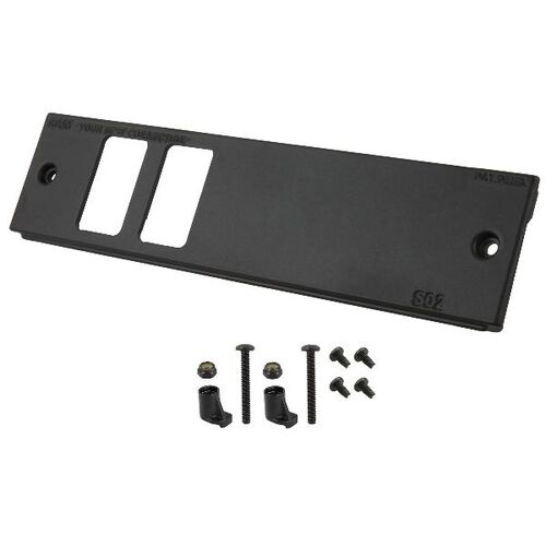 RAM-FP2-S2L-0830-1450 - S02 RAM DOUBLE SWITCH FACEPLATE LH