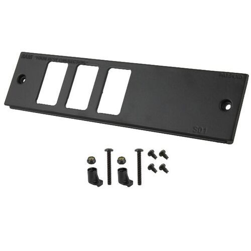 RAM-FP2-S3L-0830-1450 - S01 RAM TRIPLE SWITCH FACEPLATE LH