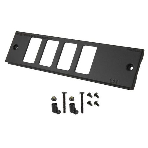 RAM-FP2-S4L-0830-1450 - S04 RAM QUAD SWITCH FACEPLATE LH