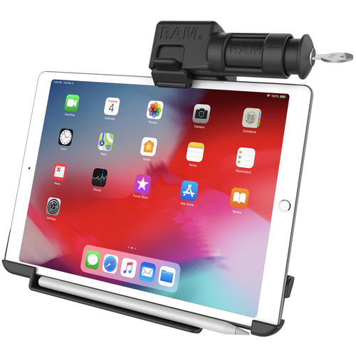 RAM-HOL-AP23KLU - UNPKD RAM KEYED LOCKING CRADLE FOR APPLE IPAD PRO 11"