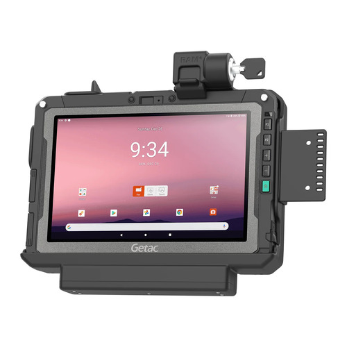 RAM-HOL-GE4KLU - RAM KEYED LOCKING UNPOWERED CRADLE FOR GETAC ZX10 