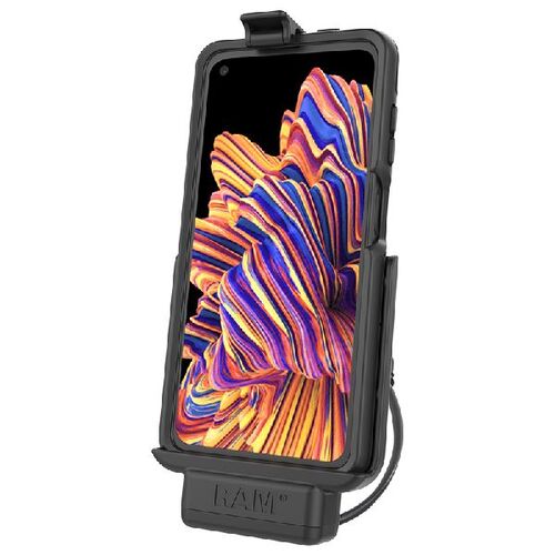 RAM-HOL-SAM9P-OT2U - UNPKD RAM EZ-ROLL'R POWERED DOCK FOR SAMSUNG XCOVER PRO W/ OTTERBOX UNIVERSE